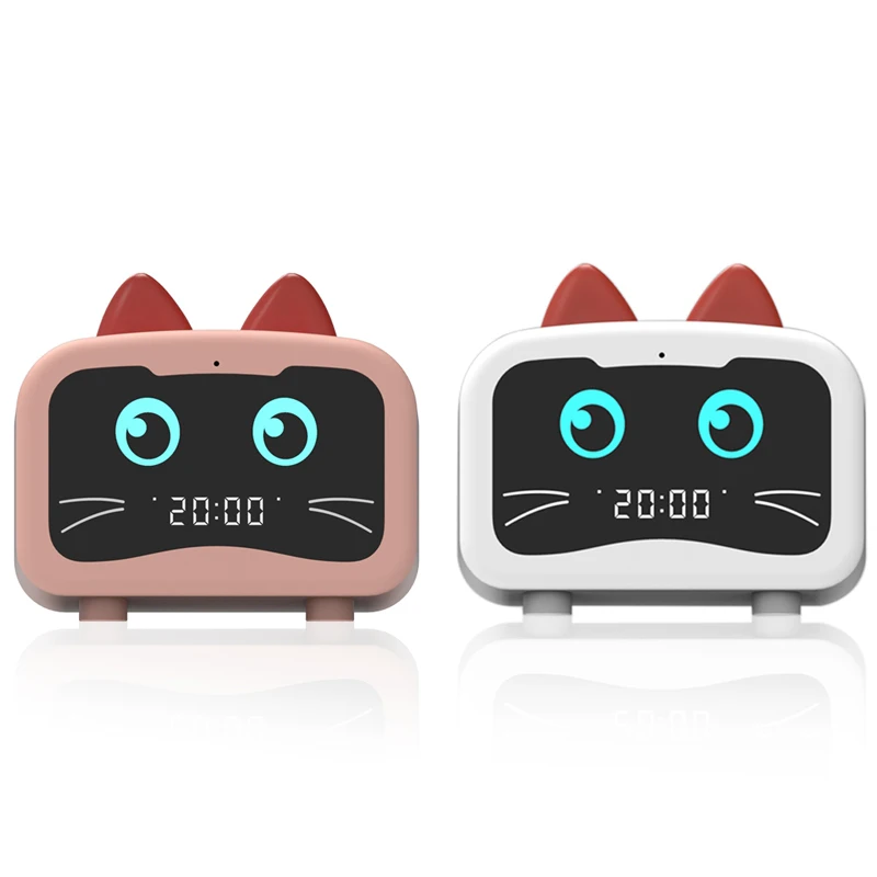 

M1 Wireless Bluetooth Speaker with LED Mirror Display Design Portable Loudspeaker FM Radio Alarm Clock Support TF Card