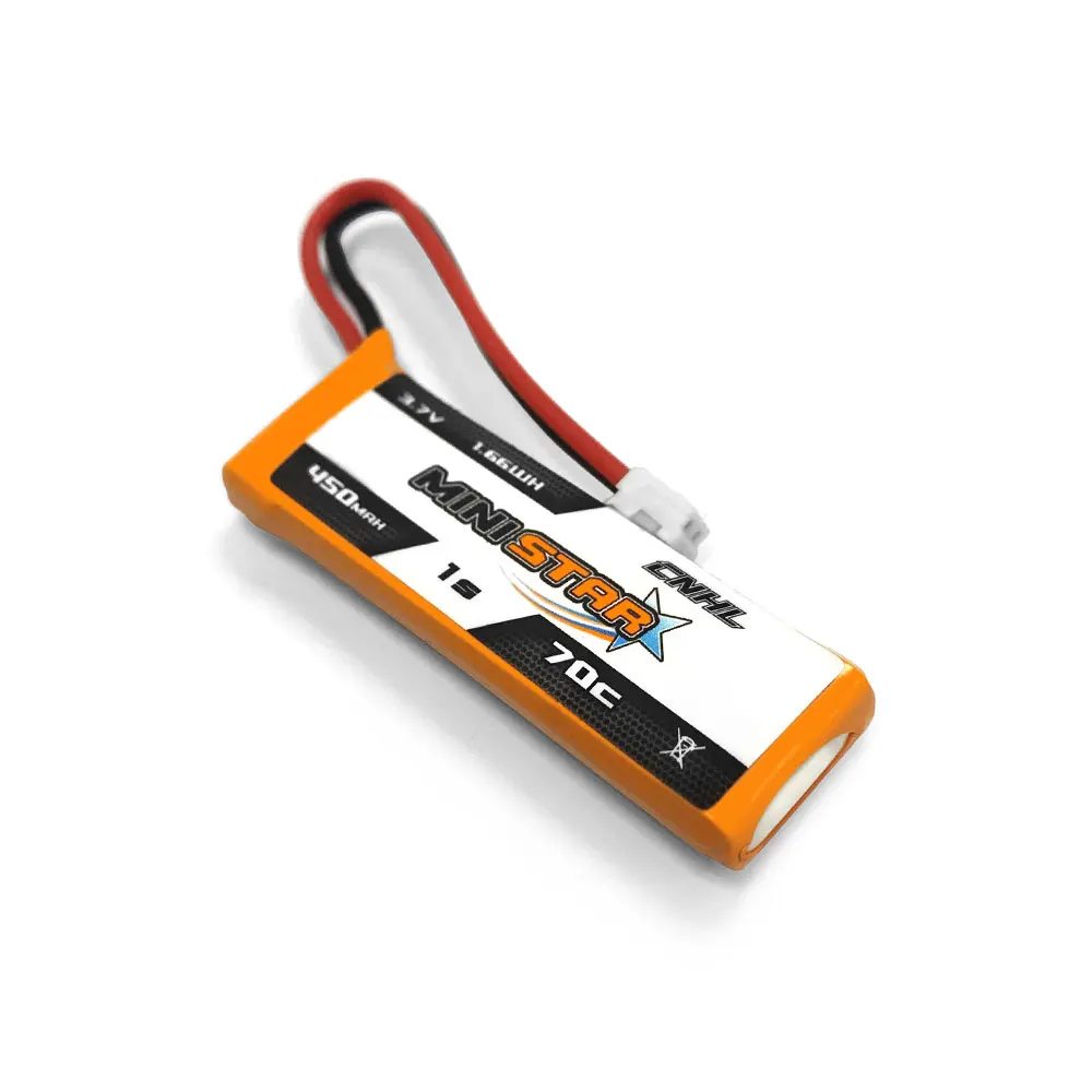 8 шт. батарея CNHL MiniStar 450 мАч 3 7 В 1S 70C Lipo с PH 2 0 для EMAX TinyHawk | Игрушки и хобби