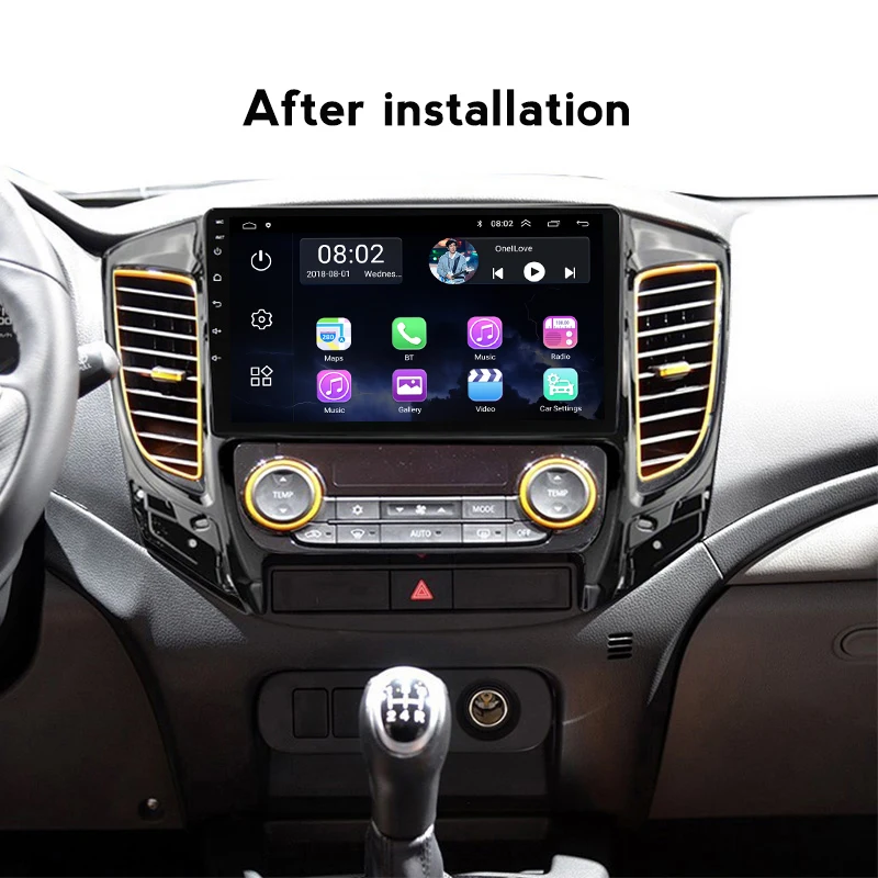 Автомагнитола 2DIN с GPS 2 + 32 ГБ Android 11 для Mitsubishi L200 5 2015-2019 навигация мультимедийный