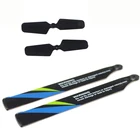 1 шт. Rc детали для вертолета, хвост лопасти V966-020 пропеллеры и 1 шт. для Wltoys V911S лопастиосновное лезвиепропеллеры