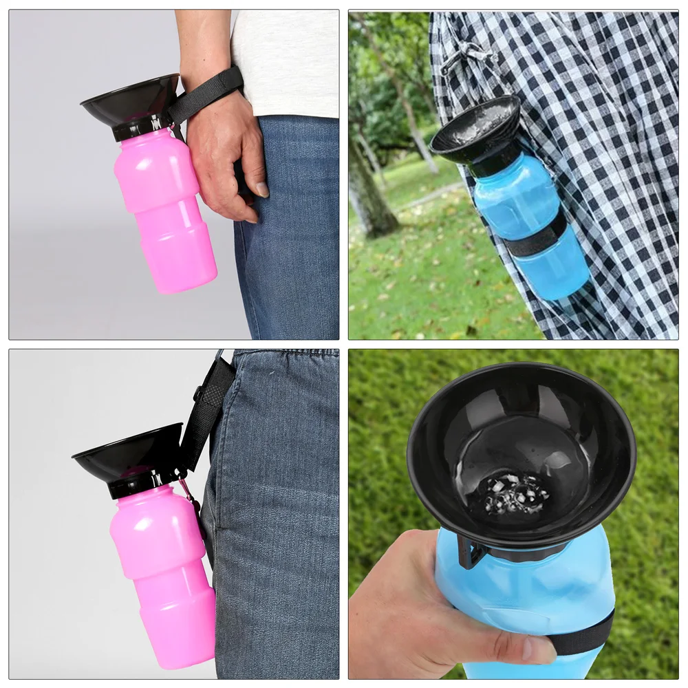 500 мл собака бутылка для воды питьевой кошка кормушки отдыха на открытом воздухе