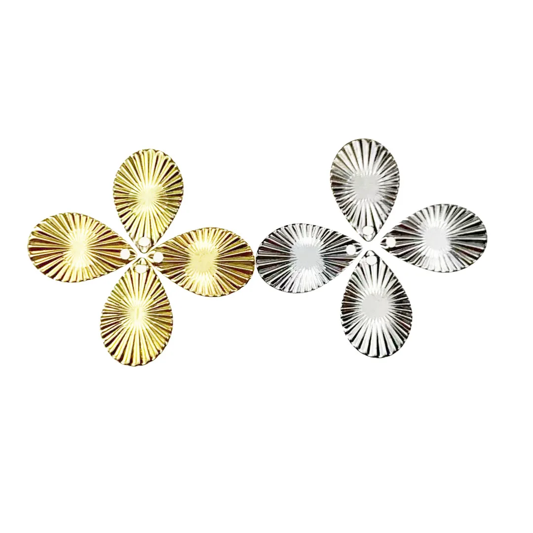 Шармы для волос металлические 14x20 мм 50 шт.