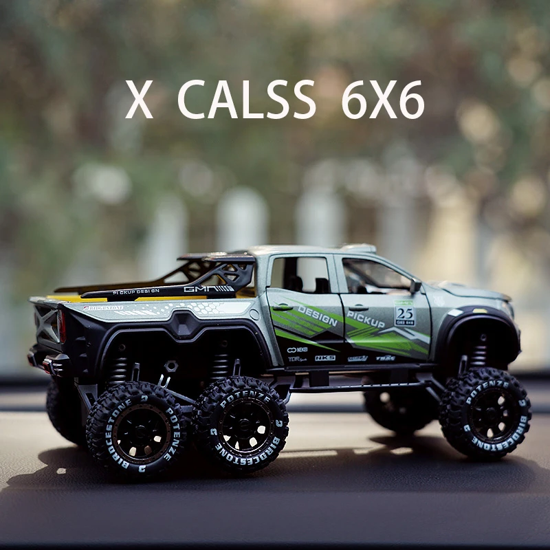 Модель автомобиля из сплава XCLASS EXY 6X6 пикап 1/28 металлическая игрушечная машинка