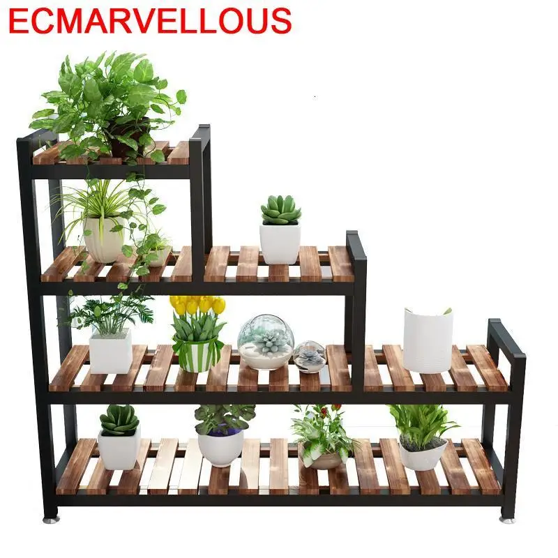 

Porta Piante Balkon Estanteria Plantas Escalera Decorativa Madera Stojak Na Kwiaty Outdoor Rack Flower Shelf Plant Stand
