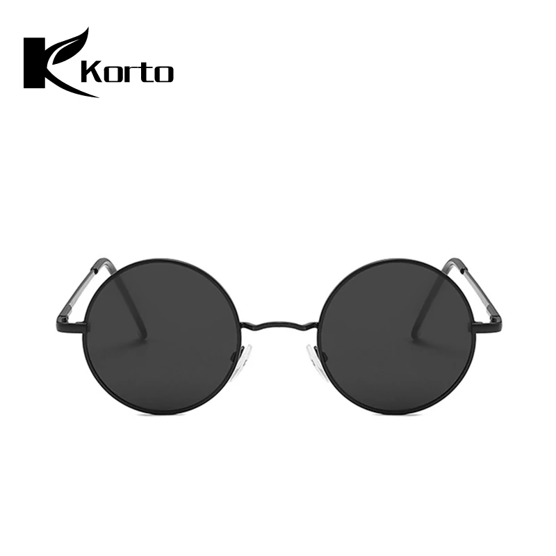 Мужские Винтажные Солнцезащитные очки с поляризационными линзами John Lennon круглые