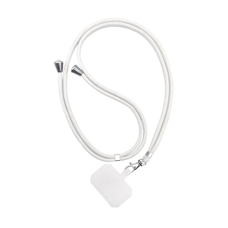 

918A 5.24ft Universal Mobile Phone Lanyard Adjustable Crossbody Polyster Patch Phone Strap Compatible with Most Smart Phone