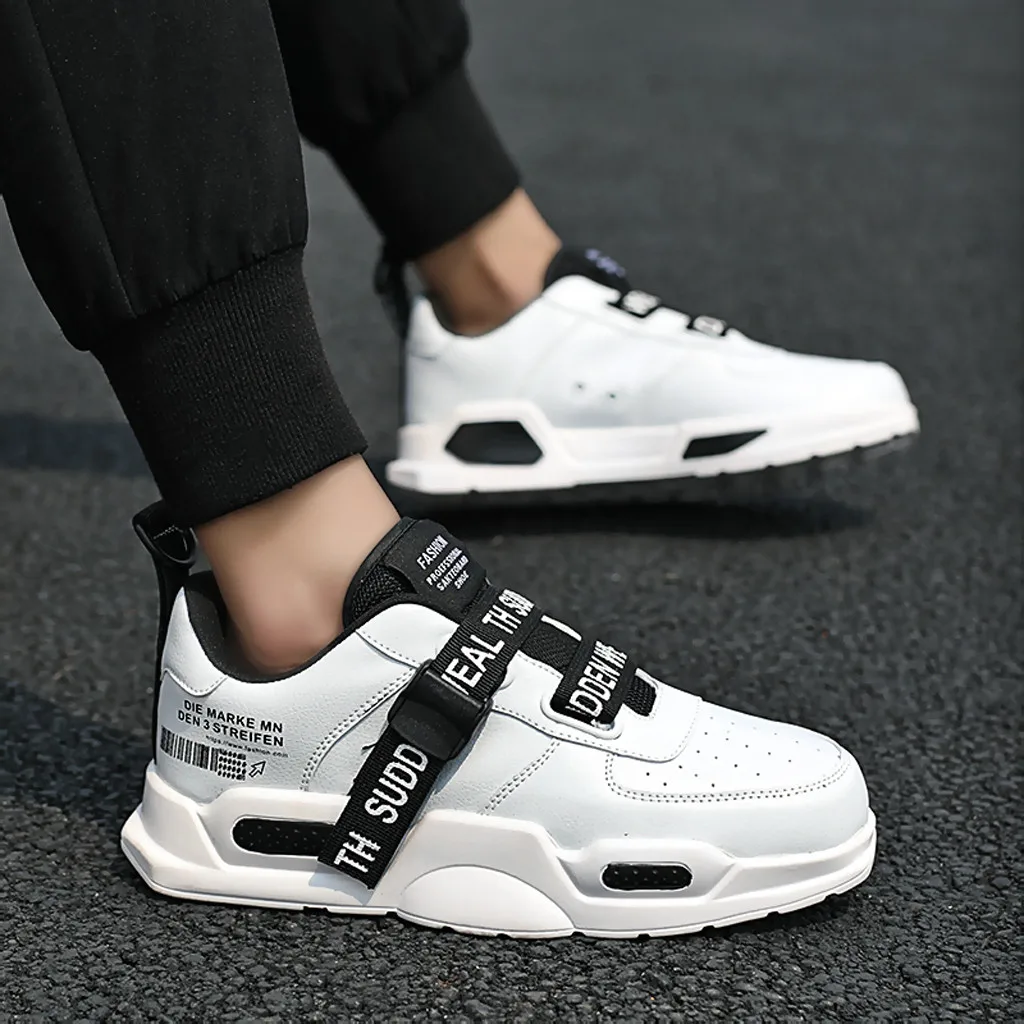 Модные мужские кроссовки повседневная обувь дышащая на шнуровке Студенческая