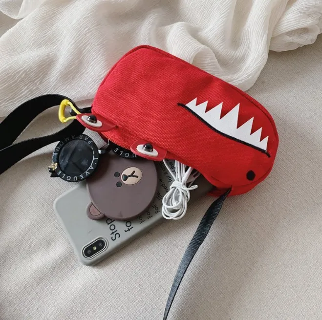 Детские поясные сумки с объемным рисунком динозавра нагрудные для мальчиков и