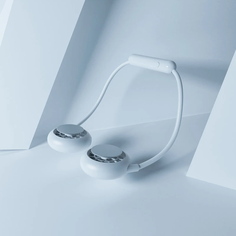 

Новинка 2021, перезаряжаемый мини-вентилятор на шею, воздушный охладитель с USB, бесшумные спортивные вентиляторы, портативный вентилятор для ...