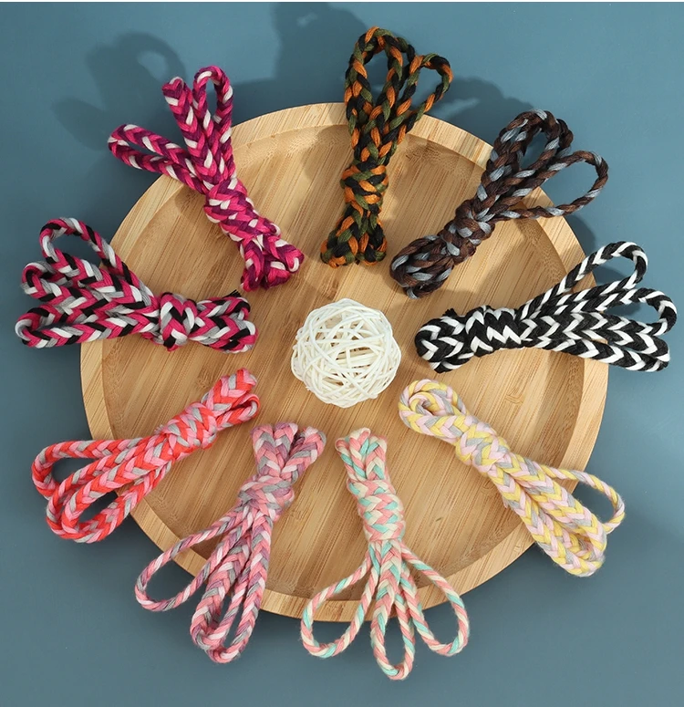 Плетеная веревка с 3 прядями плоская декоративная сделай сам для талии