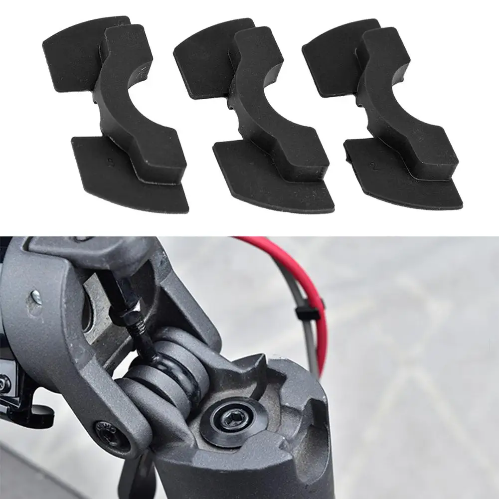 3/6pcs Electric Scooter Shake Reducers Front Fork Rubber Shake Pad Damping Scooter Shock Folding Cushion for M365
