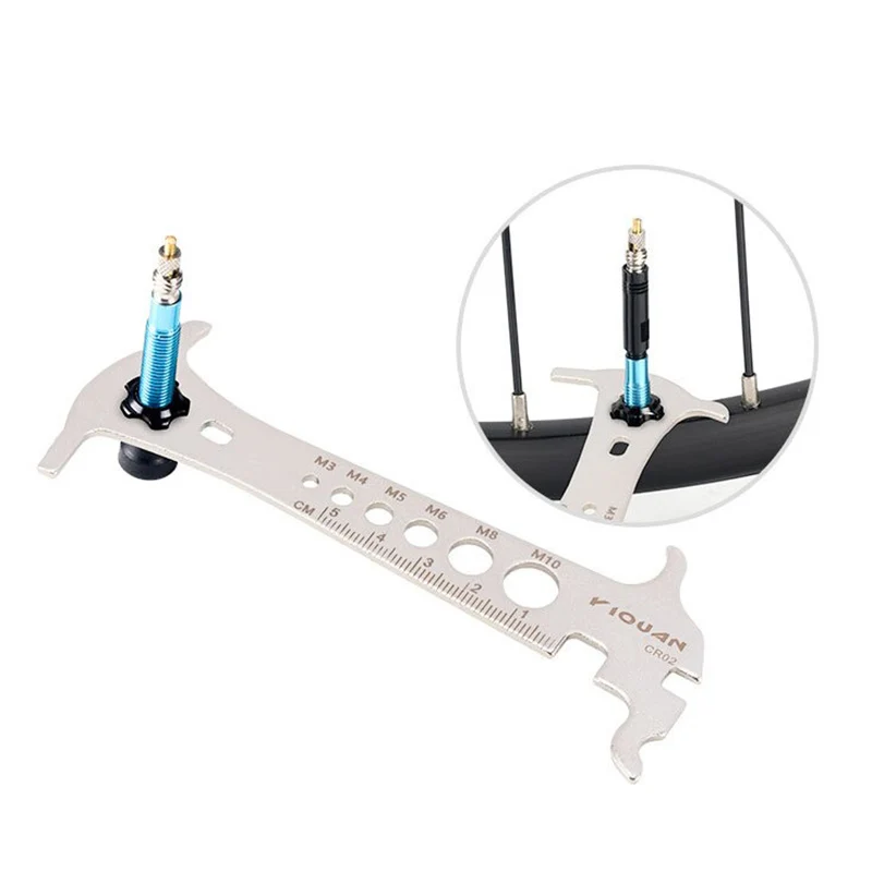 

Bike Chain Checker 6 In 1 Bicycle Stainless Steel Wear Loss Indicator