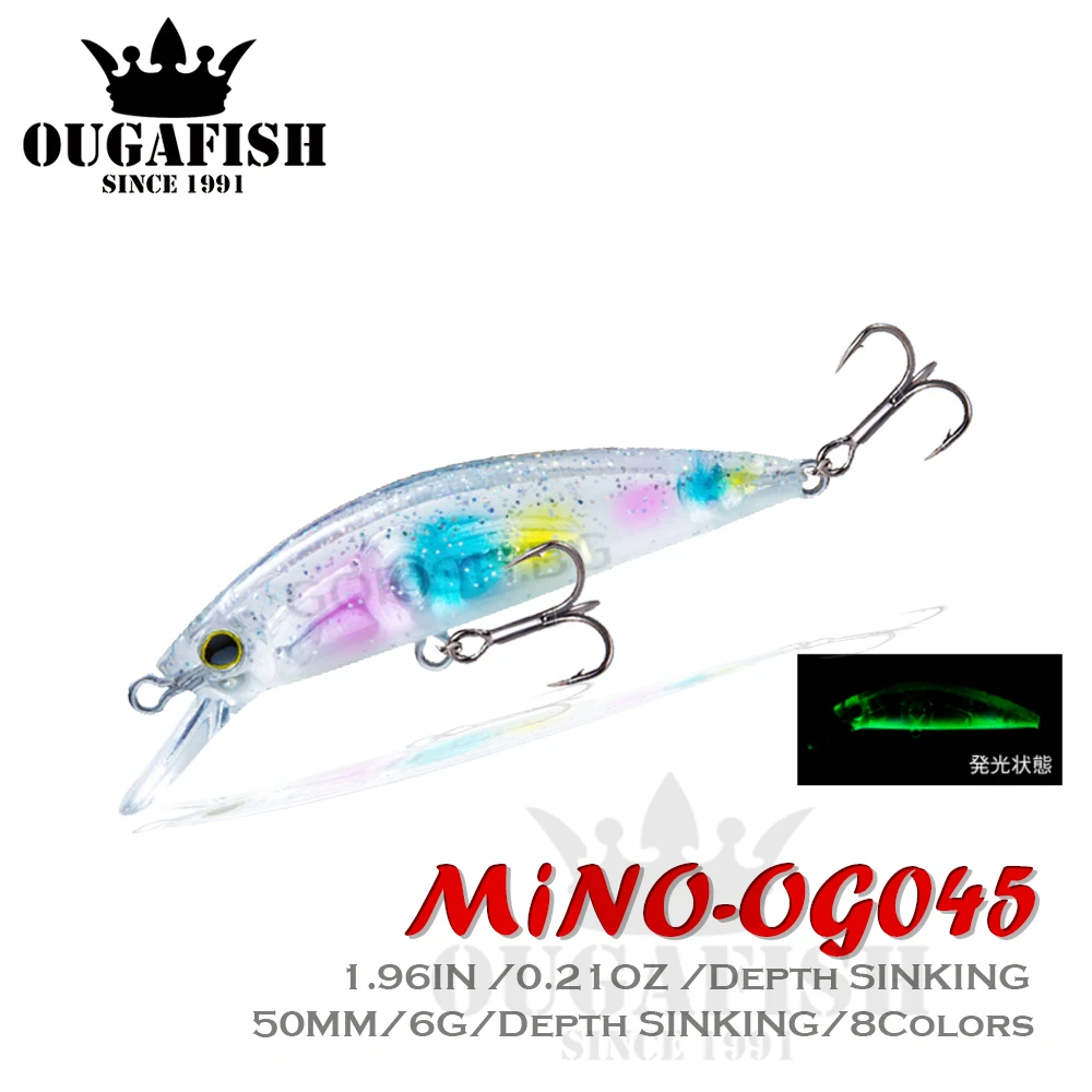 

Рыболовная Приманка Minnow, грузики 6 г, 50 мм, тонущие приманки с полной водой, искусственные рыболовные приманки, приманка, рыба, снасть для щук...