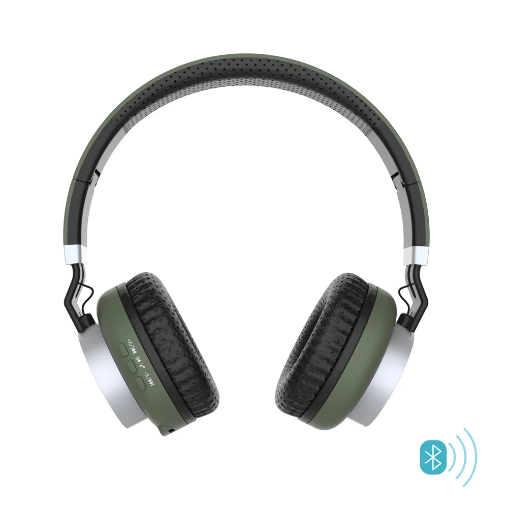 Складные Наушники Bluetooth 5,0 с сабвуфером, беспроводные и проводные, двойное использование, портативная, на голову, дышащая гарнитура с микрофоном
