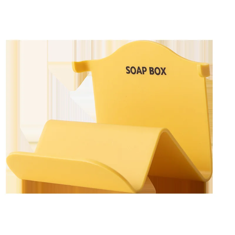 Настенная Коробка для мыла без отверстий в ванной комнате креативная дренажная
