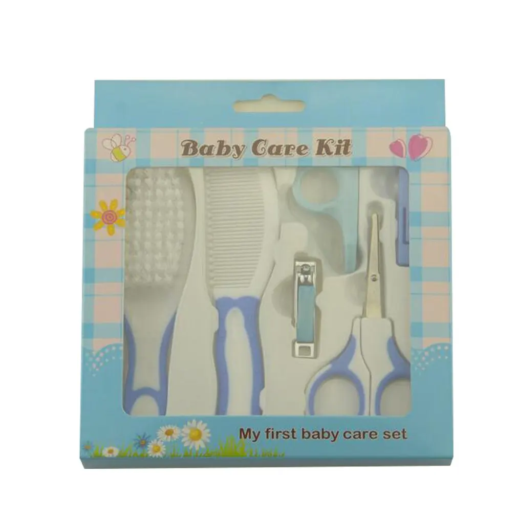 

Товары для матери и ребенка маникюрный набор для ухода за ребенком ножницы для ногтей Расческа щетка для ногтей набор из 6 предметов