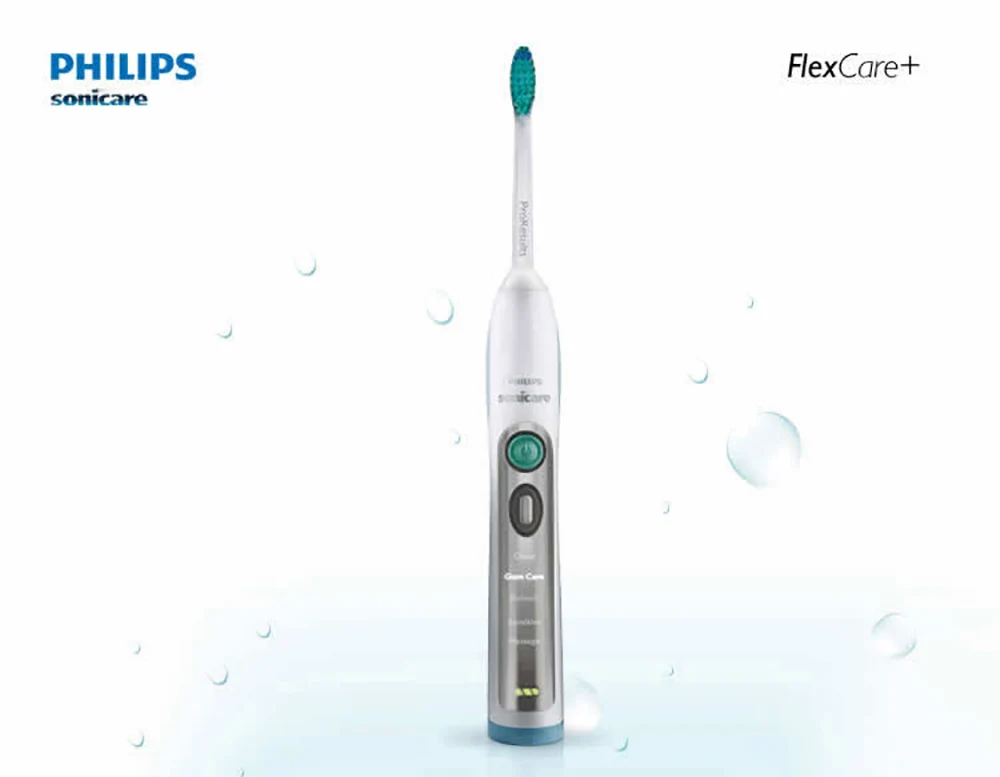 Электрическая зубная щетка Philips Sonicare HX6972/10 Smartimer и Quadpacer, белая и серебристая, водонепроницаемая, перезаряжаемая для взрослых