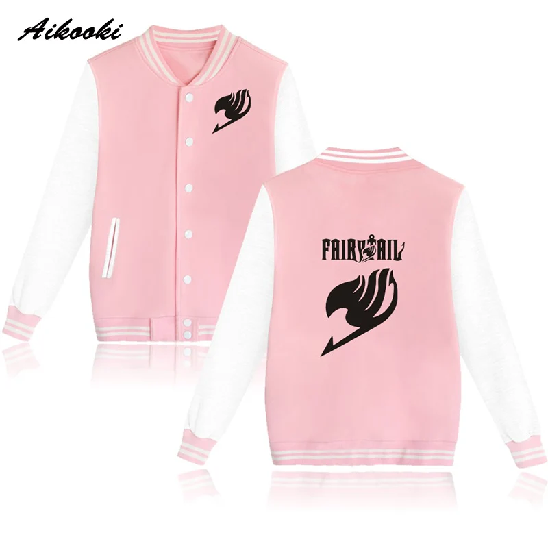 Новая бейсбольная куртка для девочек Детская с рисунком Fairy Tail мужские/женские