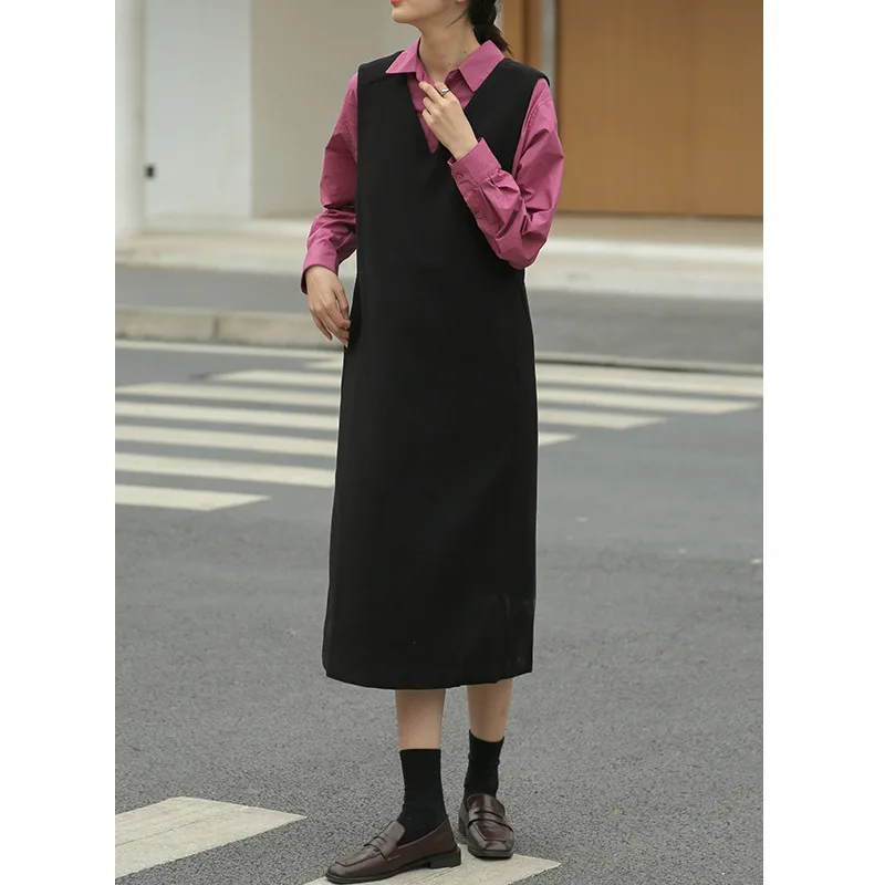 

Женское Повседневное платье с длинными рукавами, элегантное весеннее платье с V-образным вырезом и юбкой для вечерние, 2021