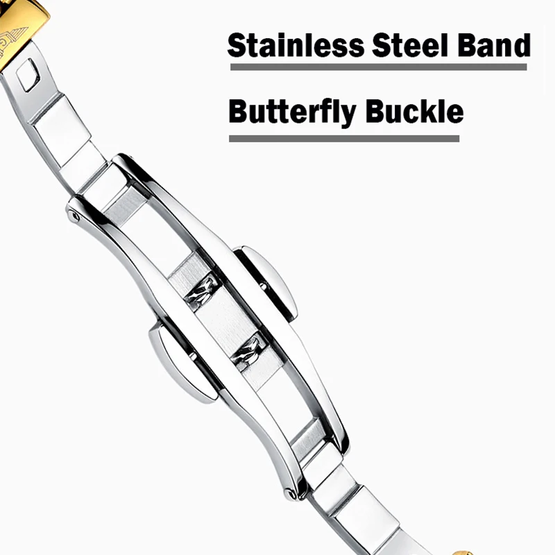 GUANQIN Couple Watches Men Women Design watch Vintage Quartz Analog Wrist Watch Waterproof ultra-thin 6mm Men and Women watches