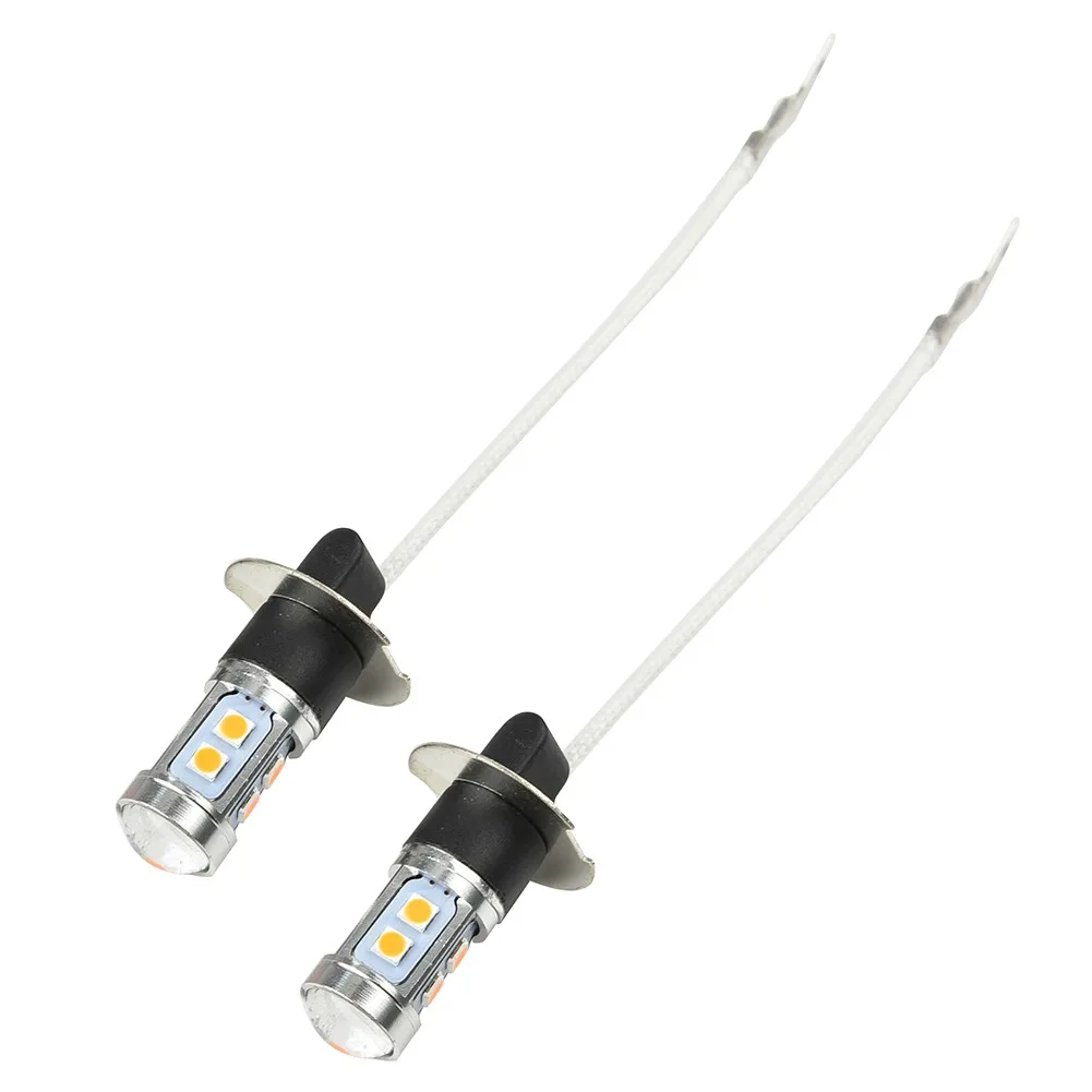 

High Power Fog Lights Yellow 4300K DC 12V-24V DRL Driving Bulb Driving Light