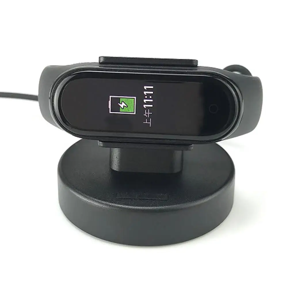 Умное зарядное устройство с кронштейном для Xiaomi Mi Band 4 USB кабелем док станция