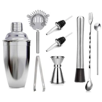 stainless steel cocktail shaker mixer wine martini boston shaker for bartender drink party bar tool 550ml750mlwine accessories