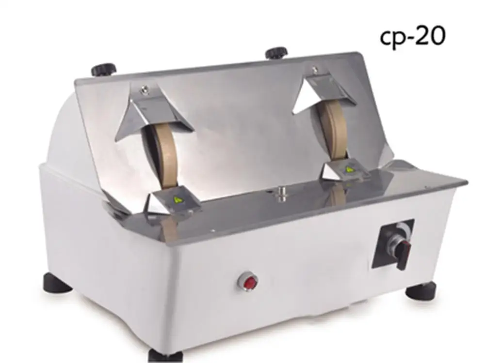 Ручной оптический станок для шлифования линз два колеса CP20B 220V | Инструменты