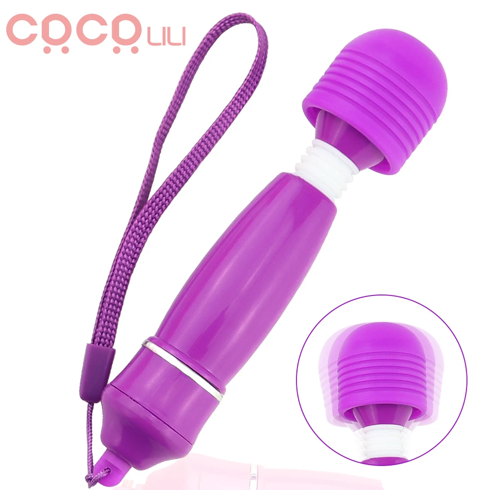 Мини AV Вибратор Интимные Игрушки для женщин Волшебная палочка массажер тела