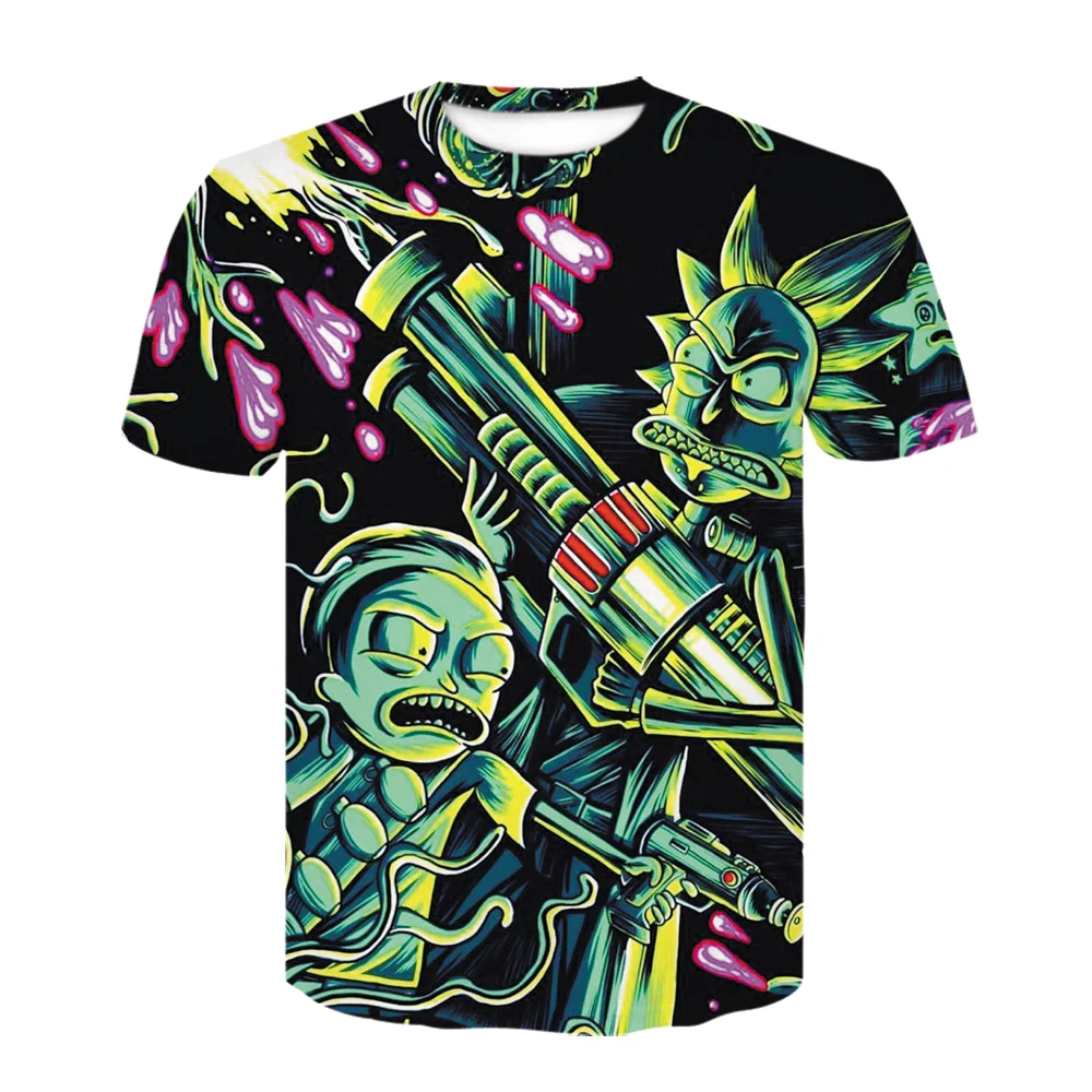 New 3D Rick and Morty T-shirts – Men's Fashion Hq