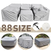 patio furniture covers extra large outdoor furniture set covers waterproof rain snow dust wind proofanti uvfits for 12 seats