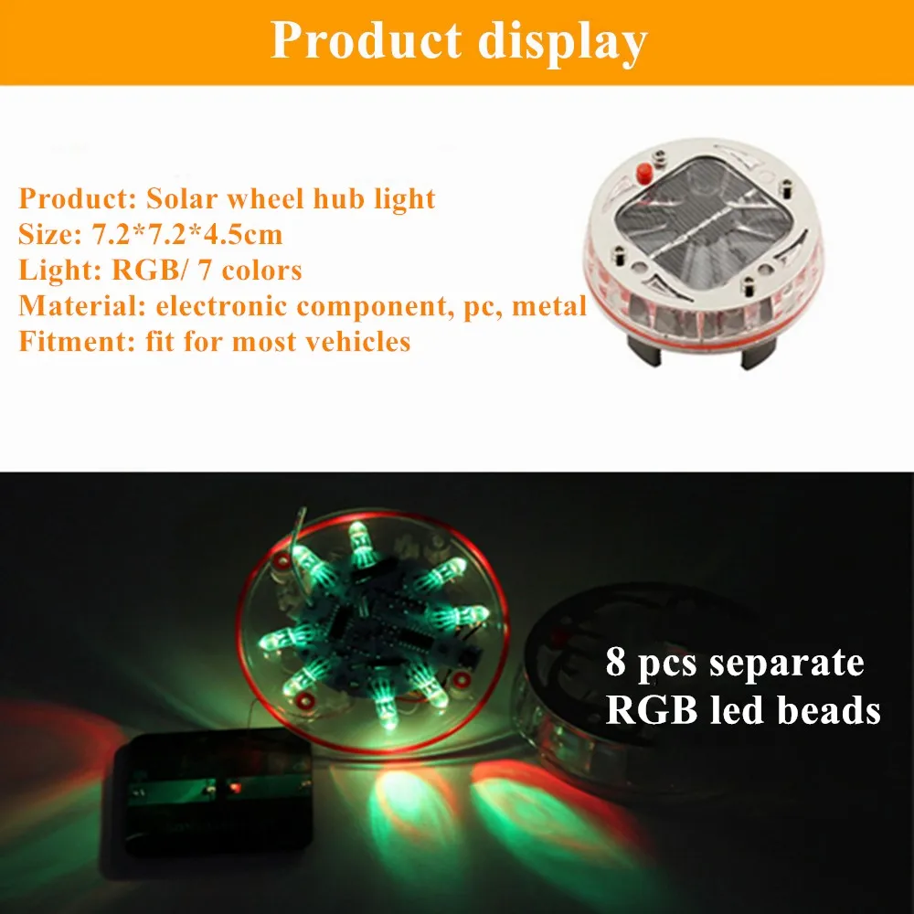 4 шт. универсальный автомобиль с питанием от солнечных батарей концентратор