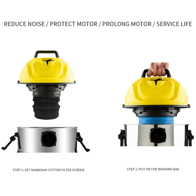 2 шт. влажный и сухой пенный фильтр для Karcher WD NT Series Accessories MV1/WD1 /WD2 WD3 683-016 0 | Бытовая
