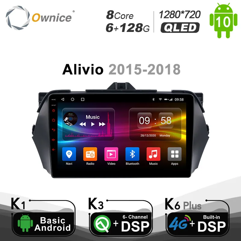 6G + 128G Ownice Android 10 0 автомобильный dvd стерео радио GPS 4G LTE головное устройство для SUZUKI