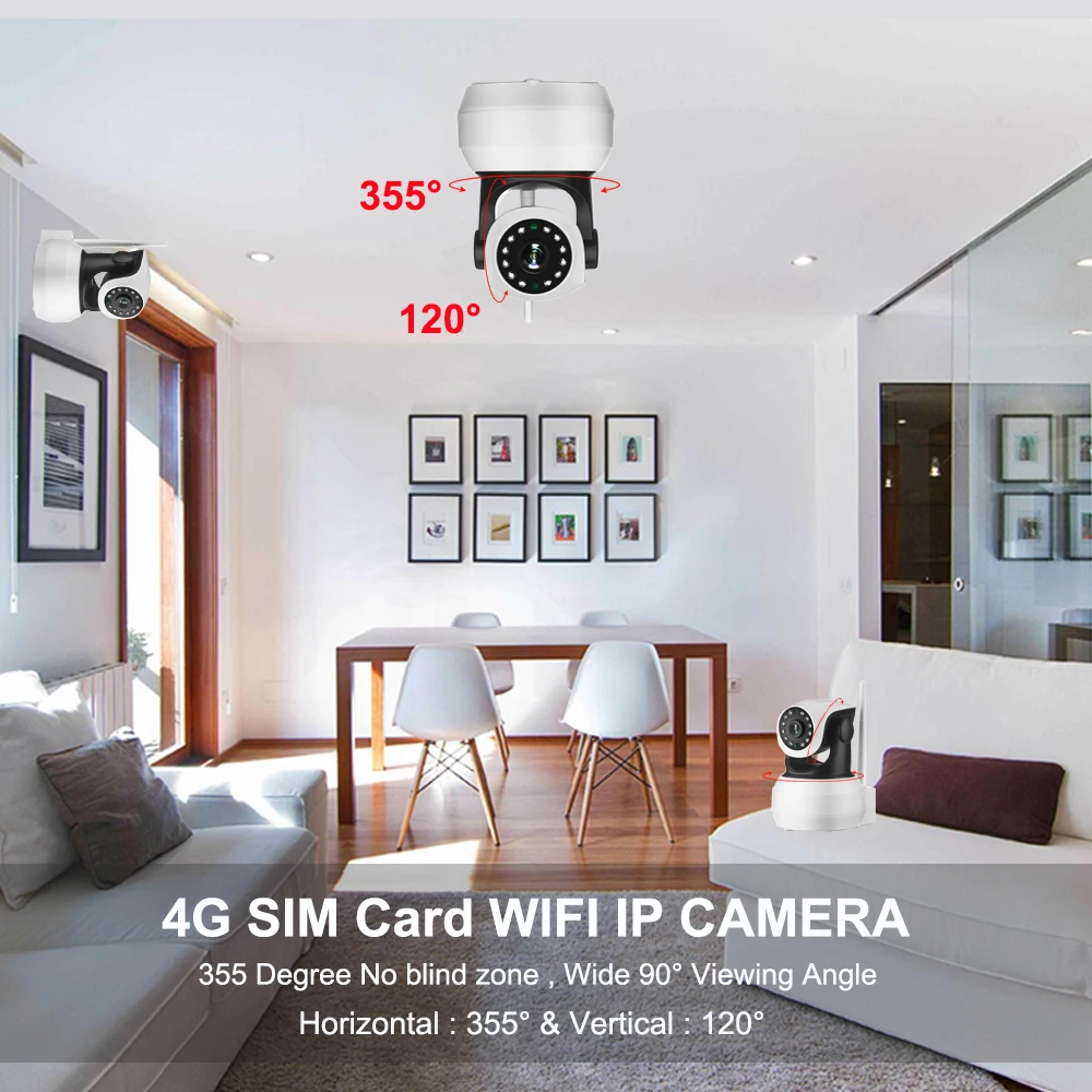 3g 4G sim-карта ip-камера 1080P HD PTZ Pan Tilt видеокамера GSM P2P сеть беспроводная Wifi домашняя безопасность обнаружение движения сигнализация