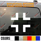 Виниловая наклейка с железным крестом немецких войск вермахта