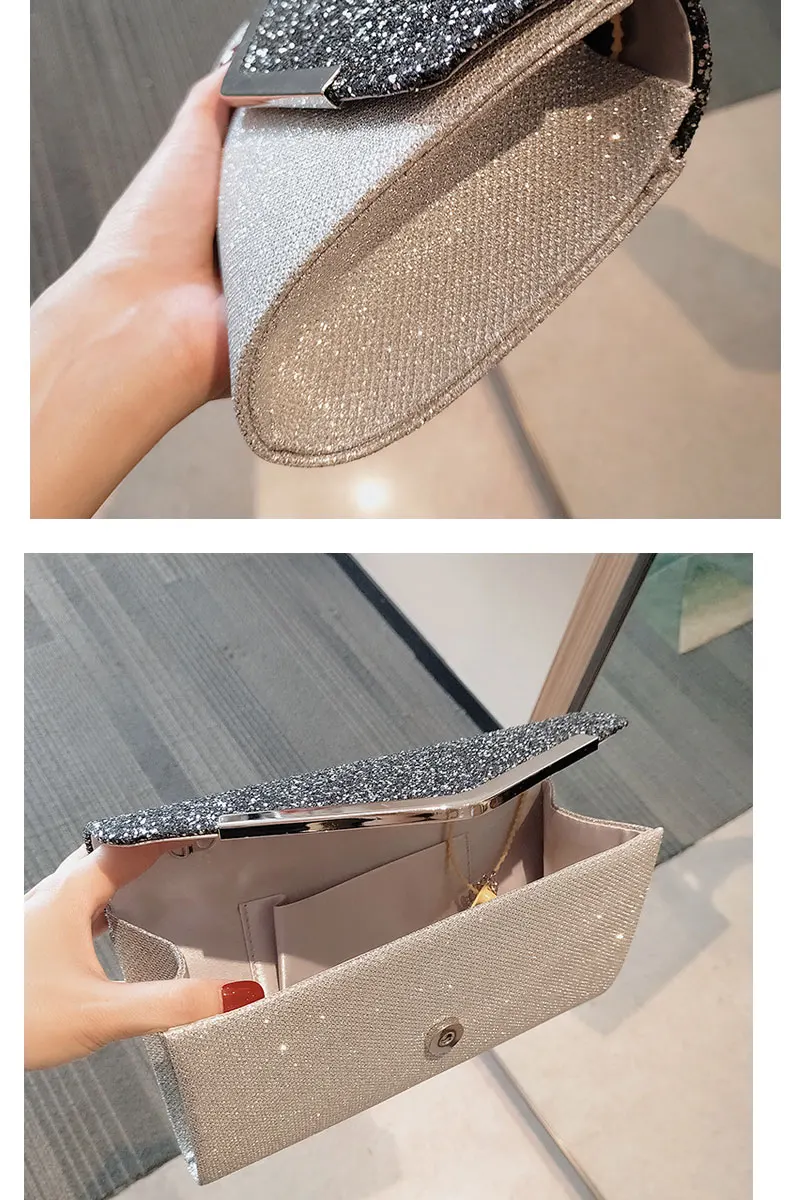 

Fashion temperament handbag women's new 2021 socialite banquet bag chain single shoulder bag dinner bag dress bag hand bag