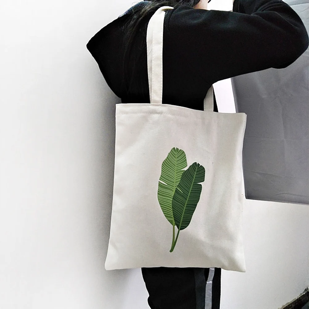 Для женщин холщовые Наплечные сумки женские эко тканевая сумка для покупок