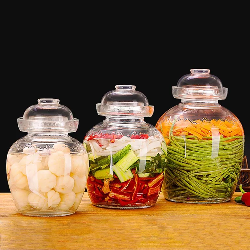 Сычуань Китай (материк) травления солений банку утолщаются прозрачная Стекло
