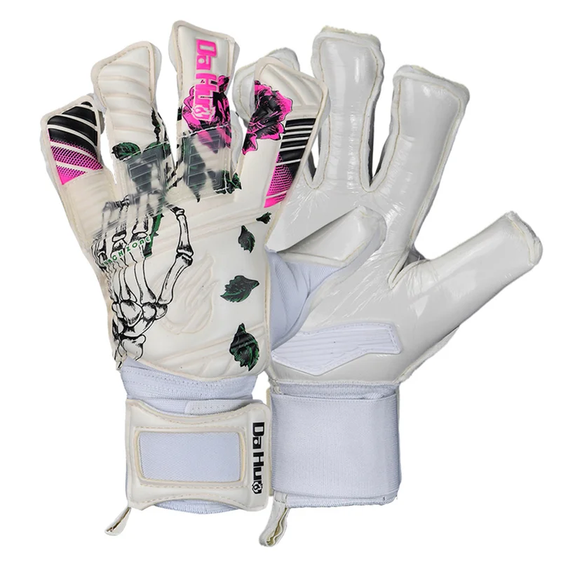 

Новинка 2021, профессиональные латексные перчатки для вратаря по футболу, защитные перчатки для защиты пальцев, Детские и взрослые, утолщенны...