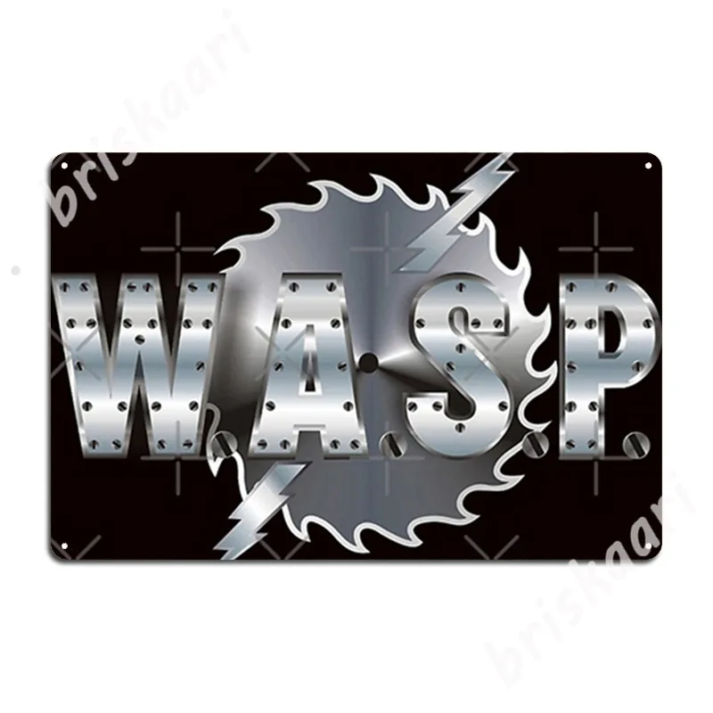 

Wasp Logo Metal Signs Club Party Bar Cave Decoration Plaques Tin sign Posters