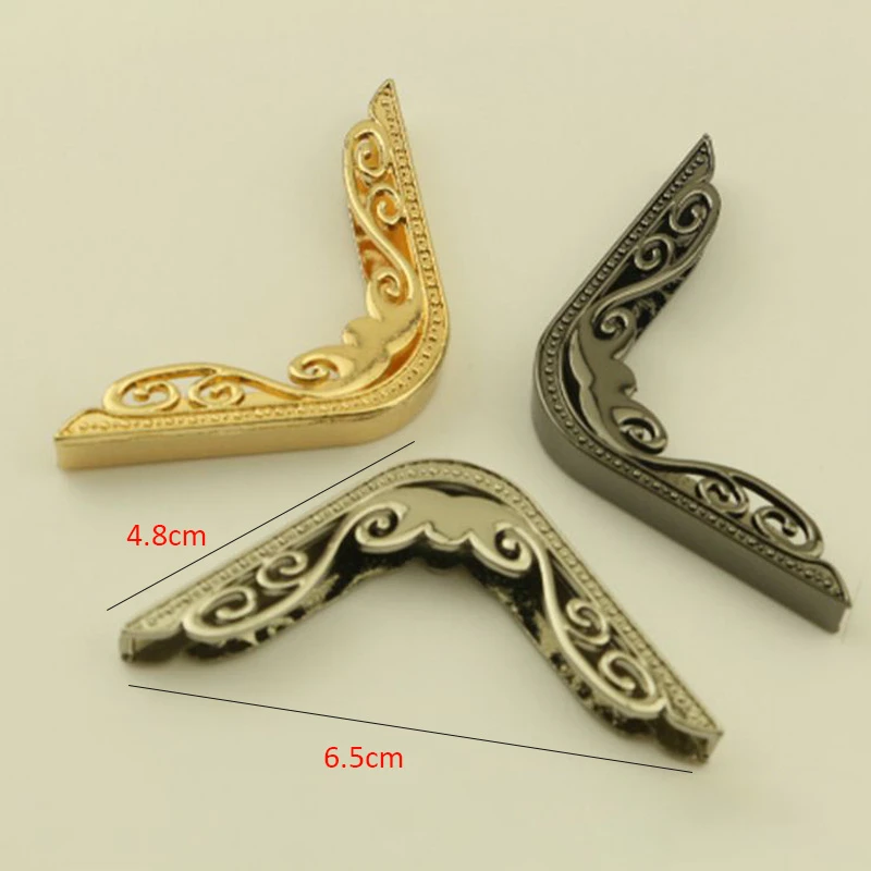 

2pcs Handbags Clip Edges Fixed Decorative DIY Hardware Accessories Bag Corner Protector Bag Edge Protection Metal Decoration