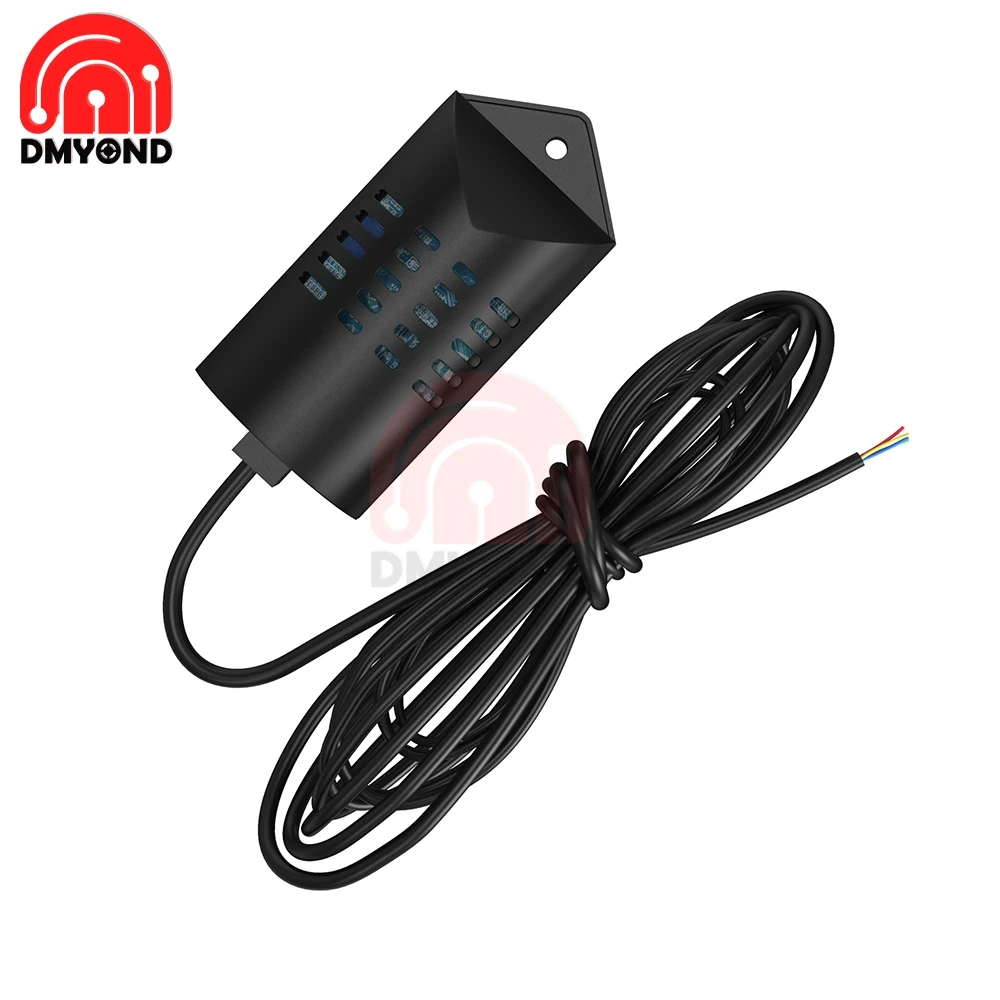 Цифровой датчик температуры и влажности с чехлом кабель постоянного тока 2 1 3 6 В 40