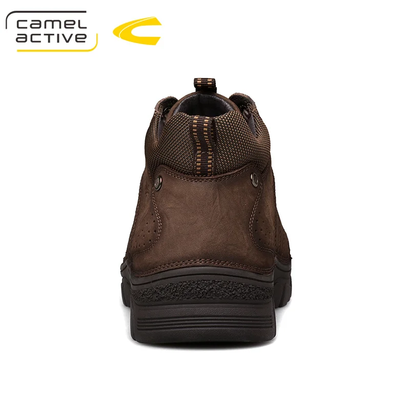 Мужские походные ботинки Camel Active прочные теплые дышащие сапоги из натуральной