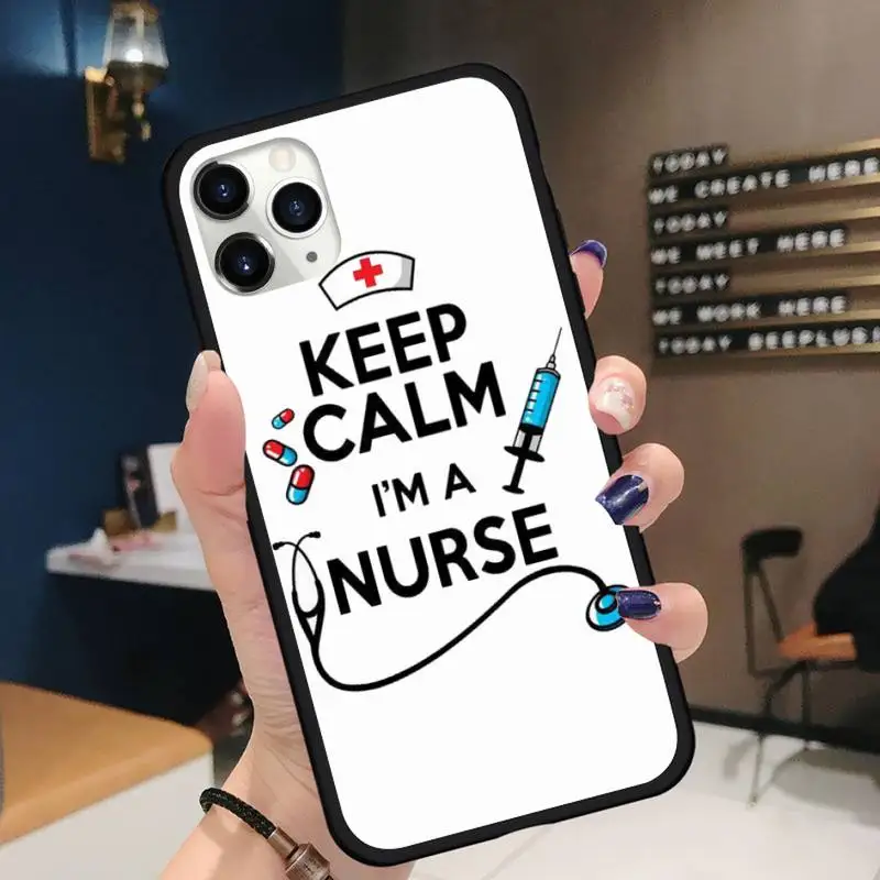 

Nurse Doctor Medical Health Phone Case for iPhone 11 12 pro XS MAX 8 7 6 6S Plus X 5S SE 2020 XR mini Funda