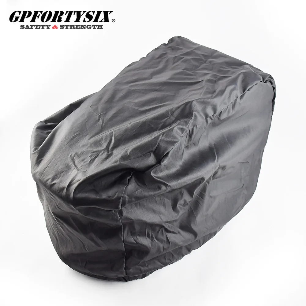 

Carbon Fiber Motorcycle Tail Bag 210D Double Waterproof Motorbike Backseat Bag Durable Rear Seat Bag With Rain Shield Black