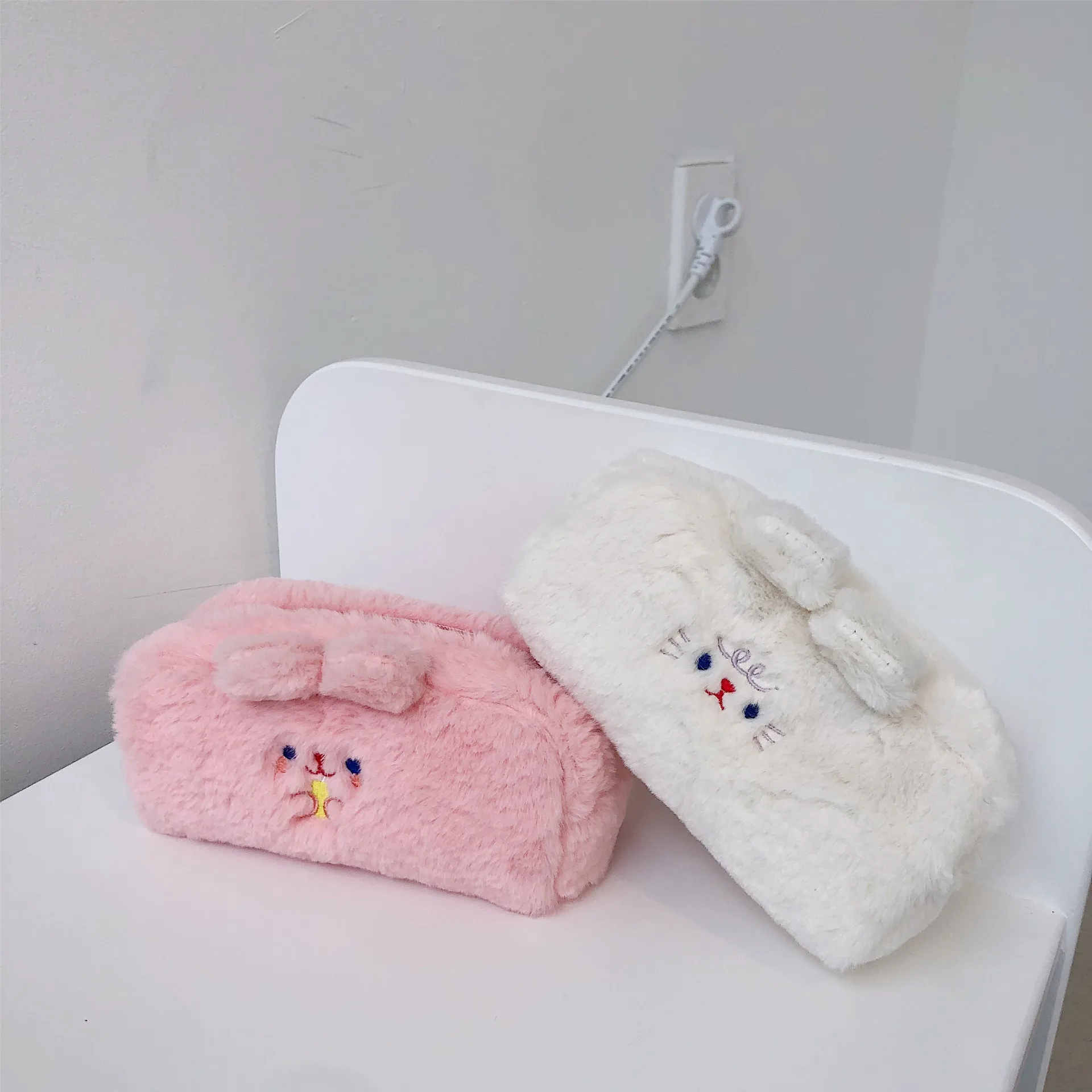 SIXONE Ins плюшевый кролик ручка сумка милый мультфильм простой стиль вместительный