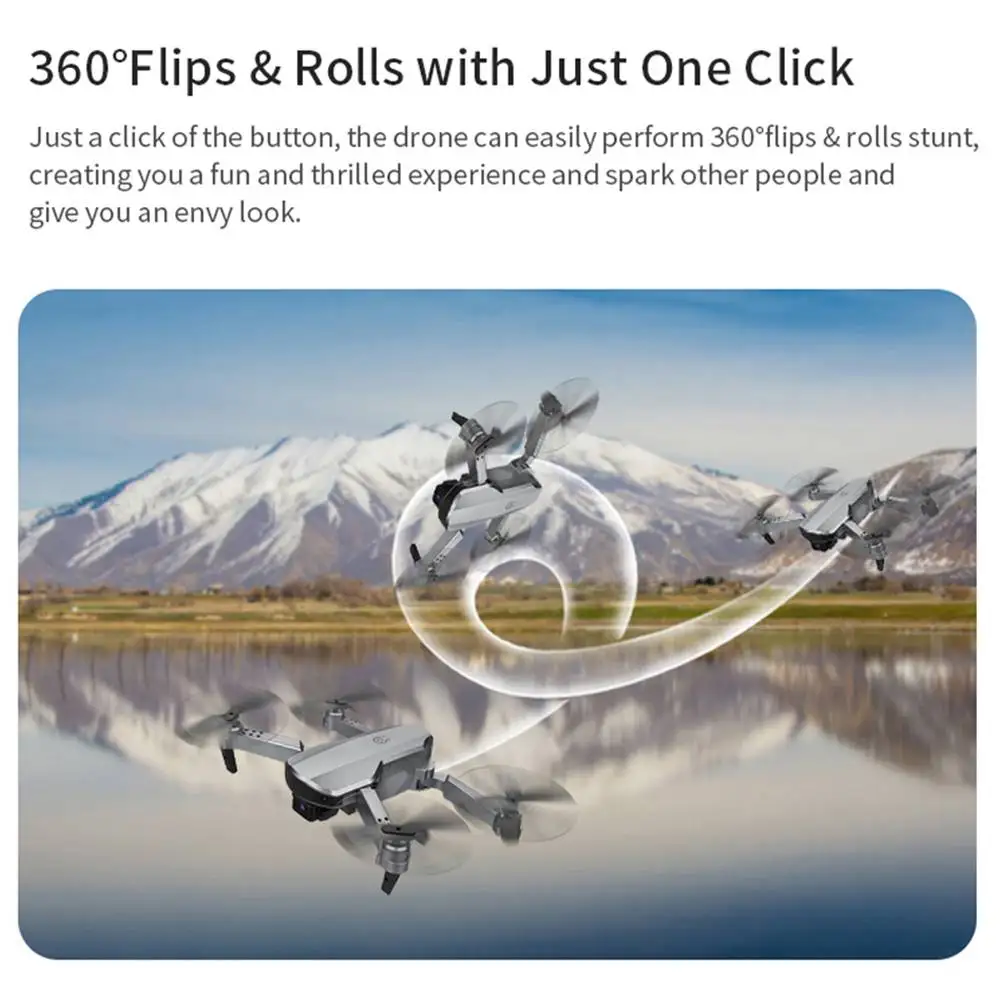 

Topacc T58 2.4G WIFI FPV Wide Angle Professial 1080P HD Camera RC Helicopter Foldable Mini Drone Hight Hold Mode Quadcopter RTF