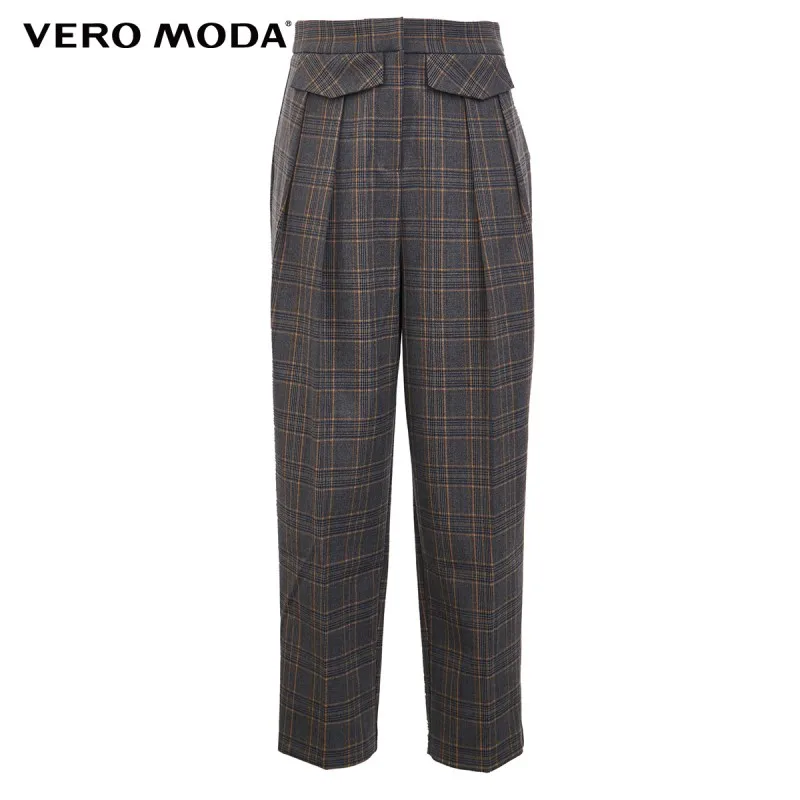

Vero Moda Women Vintage Plaid Mid Waist Cropped Pants | 32016J514