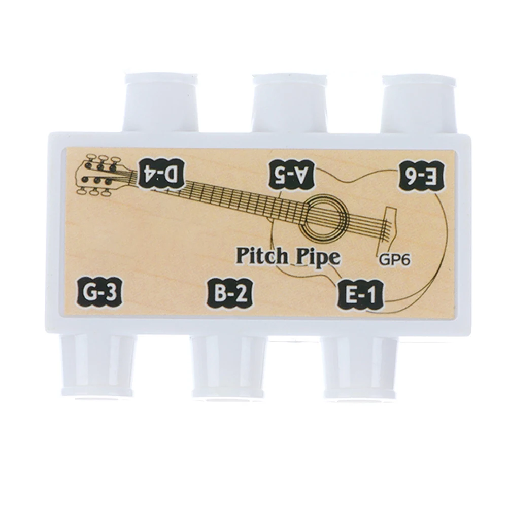 Pitch Pipe Акустическая гитара тюнер Note селектор E A D G B с Чехол Аксессуары для гитары